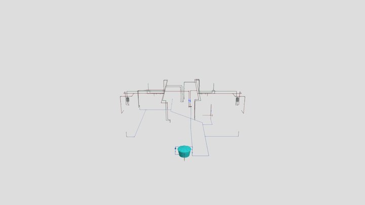 3D HIDRAULICO 1 PAV E TERREO 3D Model