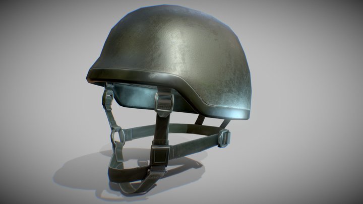 Military Helmet 3D Model