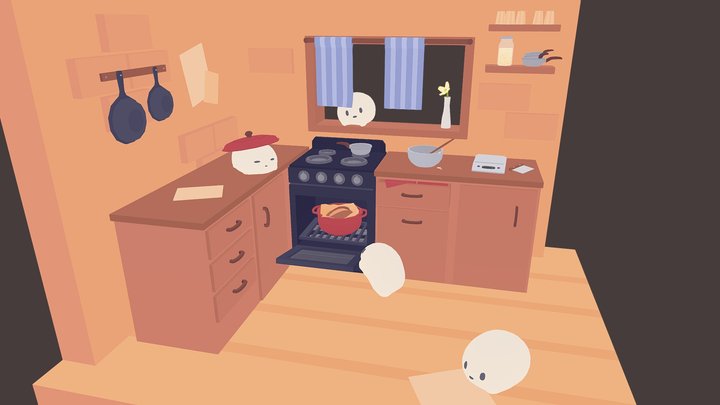 Baking Bread Helpers 3D Model
