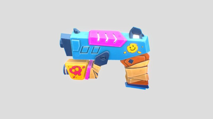 Legendary Pistol 3D Model