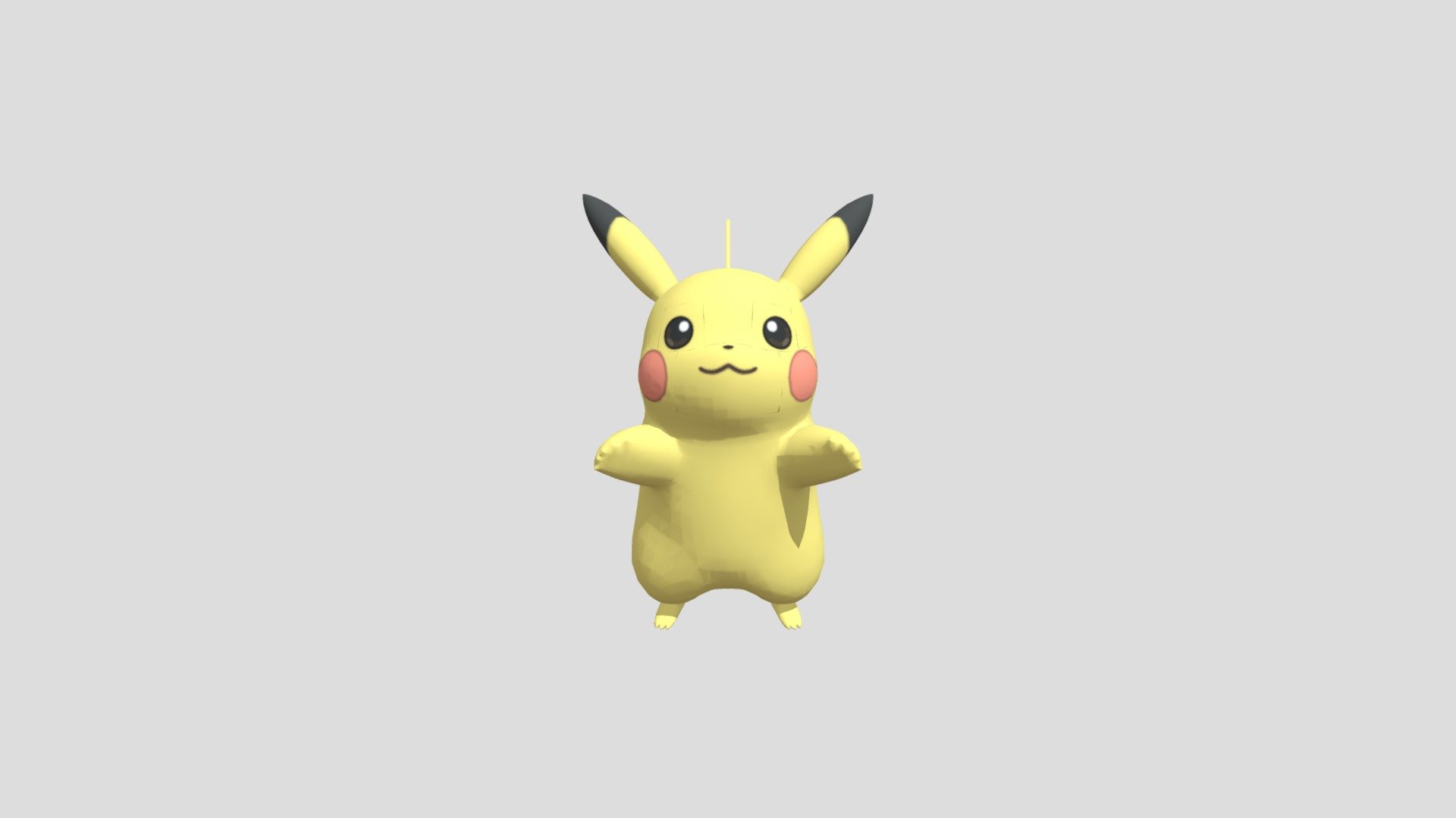 025 Pikachu - Download Free 3D model by A-Z inc. (@AnimeLover200) [9b34705]