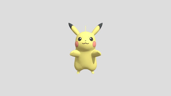 025 Pikachu 3D Model