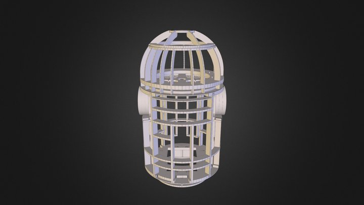 r2d2 Ossature Corp beta 1.06 + Tete beta1.0 3D Model