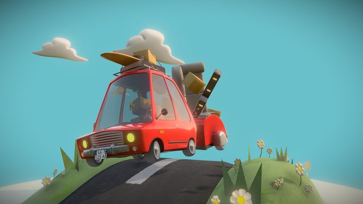 On the road / Adventure Kit 3D Model