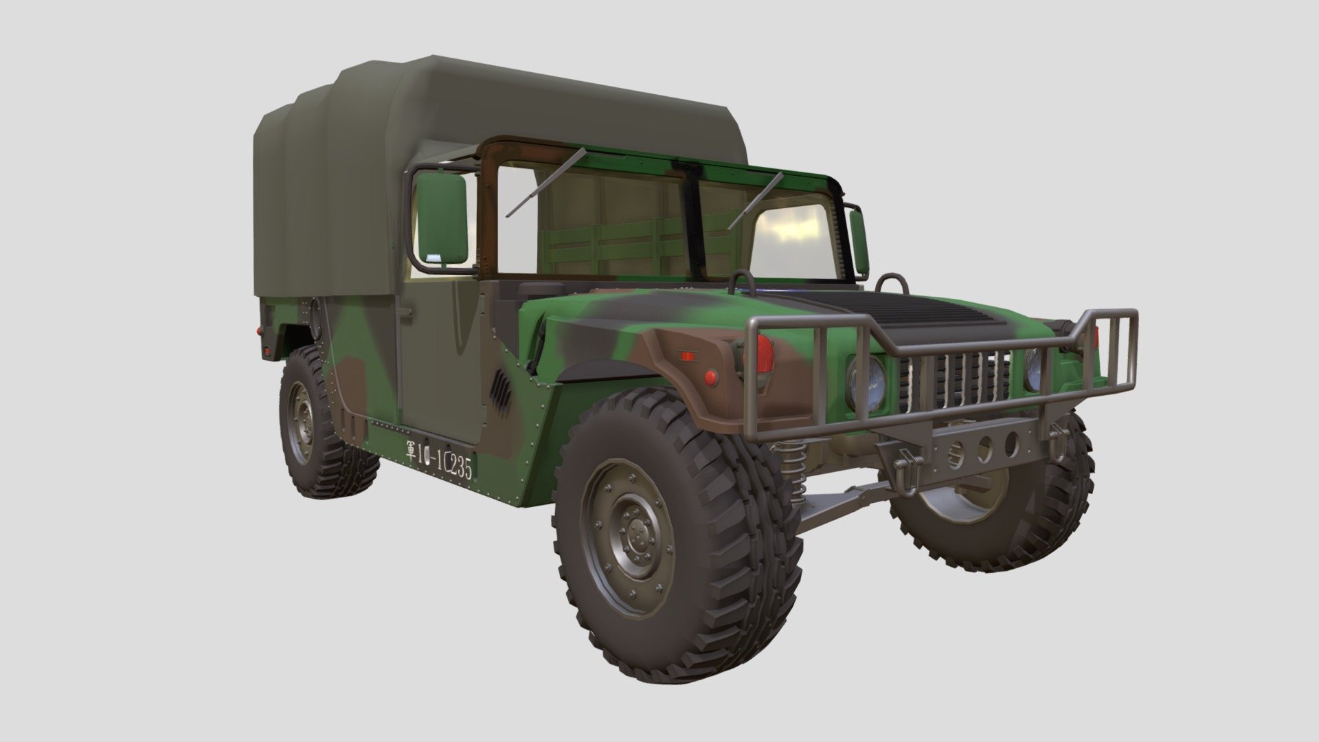 M998 Hummer (ROC Army) - Download Free 3D model by Basic Hsu (@Hsu.Pei ...