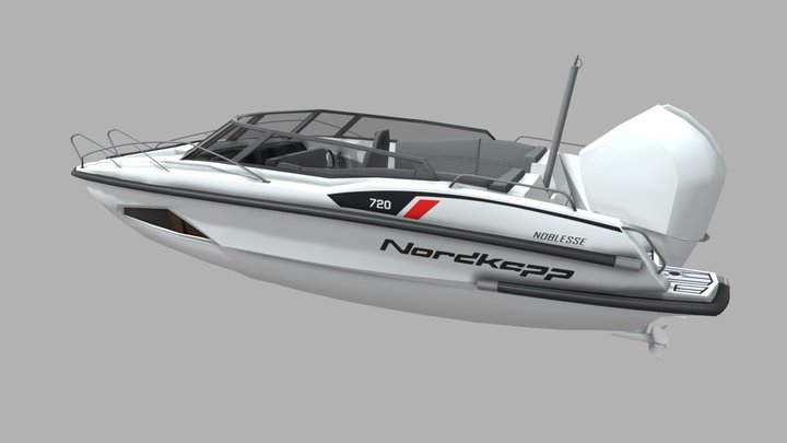 Nordkapp Noblesse 720 Speedboat 3D Model