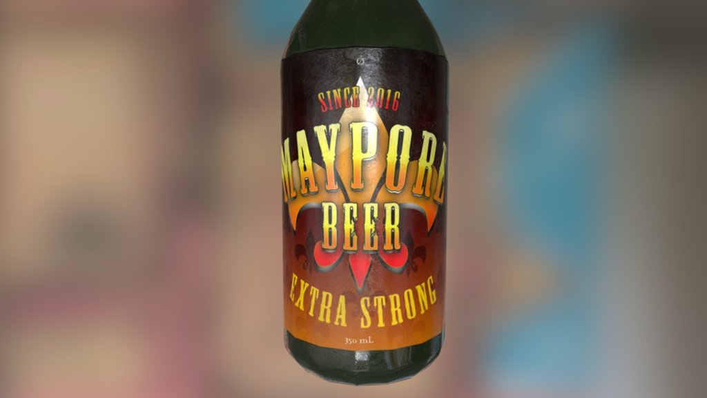 Maypore Beer — Sketchfab embed 3D viewer