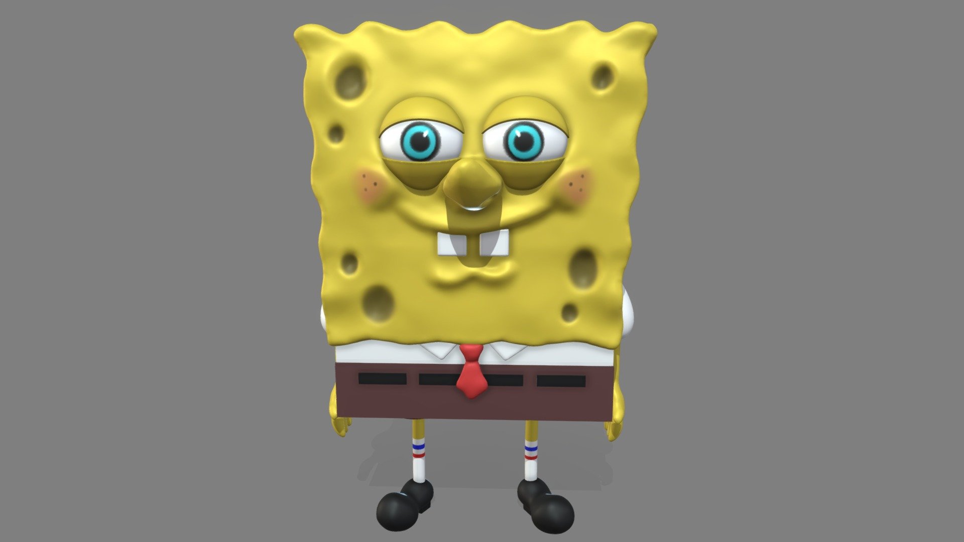 Sponge Bob - Download Free 3D model by Jéssica Barros ...