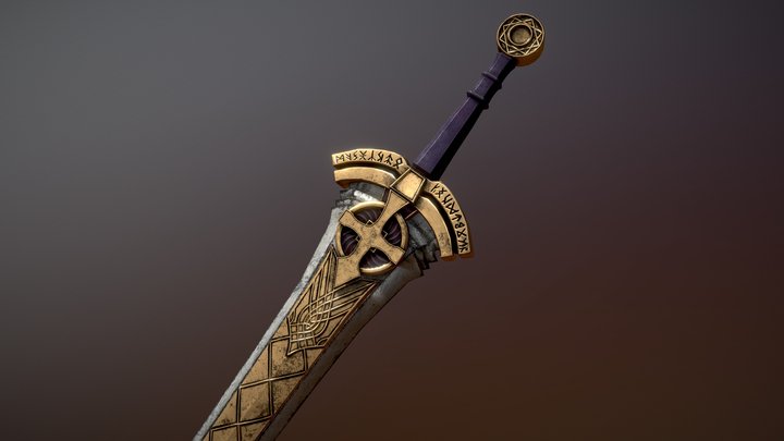 Demon Sword 3D Model