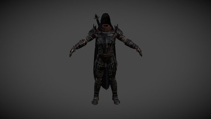 death knight armor 3D Model