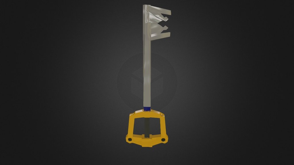 Asa's Keyblade - 3D model by PlattIntroTo3d [9b3c838] - Sketchfab