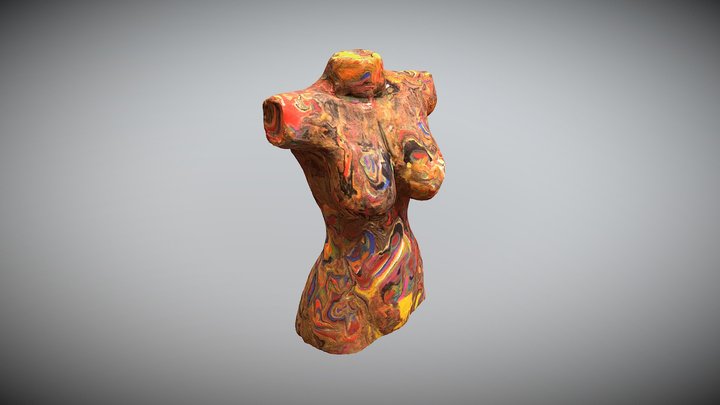 Photoscan: Colorful Torso 3D Model