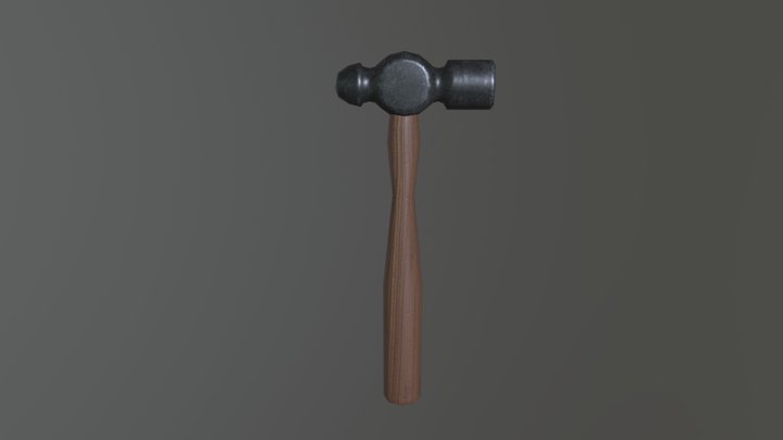 Blacksmith hammer 3D Model