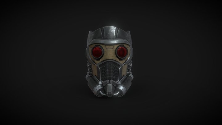 Star- Lord Mask 3D Model