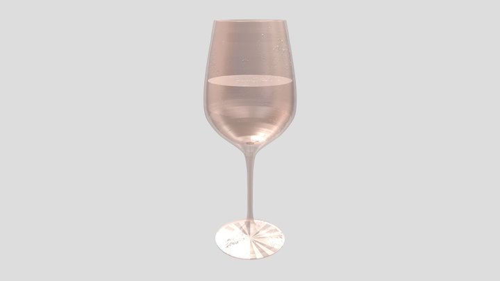 Wine glass 3D Model