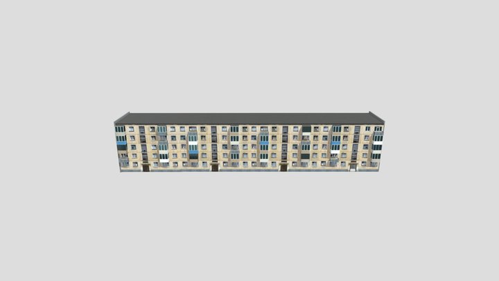 Panel house 3D Model