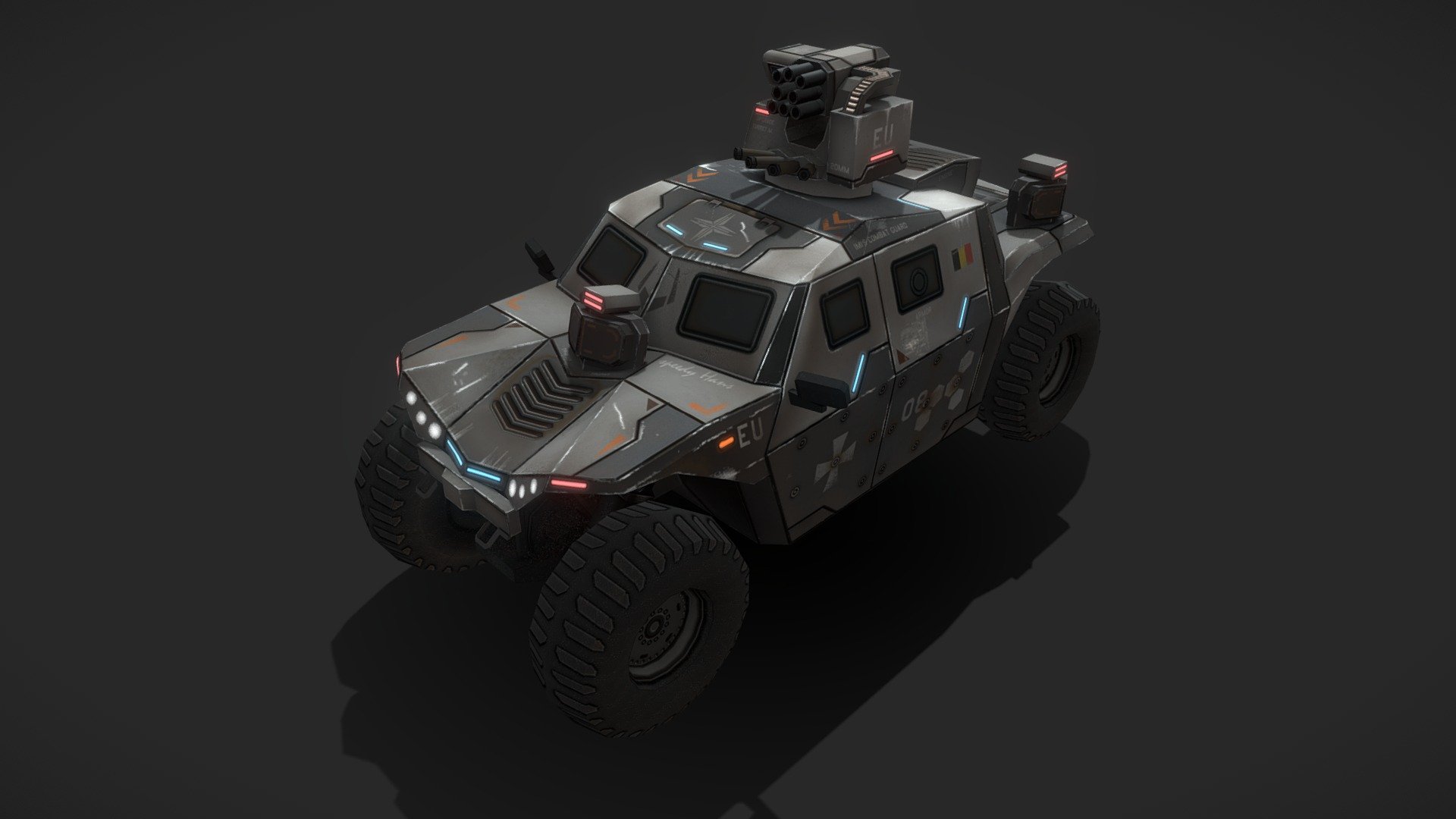 Combat Guard - 3D model by spacelynxcanfly [9b3ed83] - Sketchfab