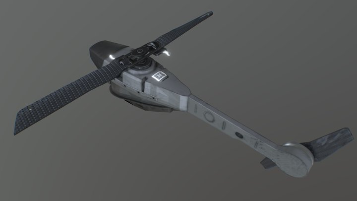 Black Hornet Drone 3D Model