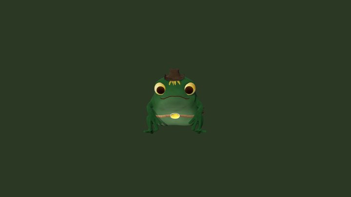 cowfrog merchant 3D Model