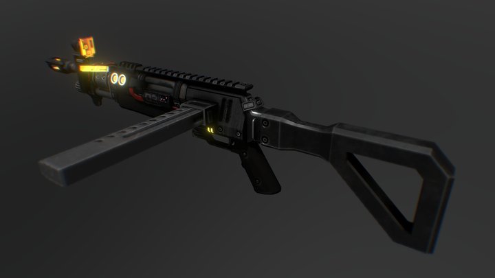 SPX-80 SMG 3D Model