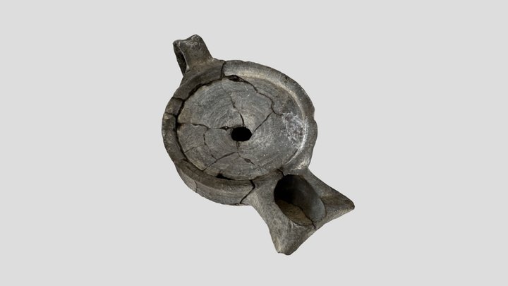 Early Roman Lamp 3D Model