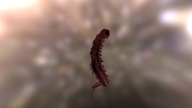Monster Worm 3D Model