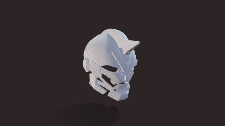 Cayde6_helmet 3D Model