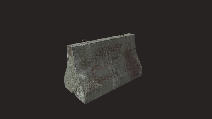 Road Block1 3D Model