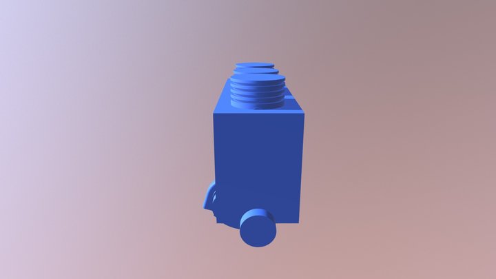 Engine Block Assembly 3D Model