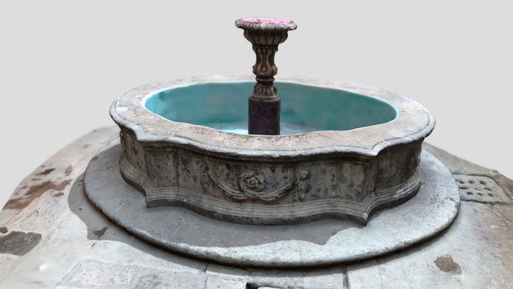 Fuente rustica en San Miguel de Allende 3D Model