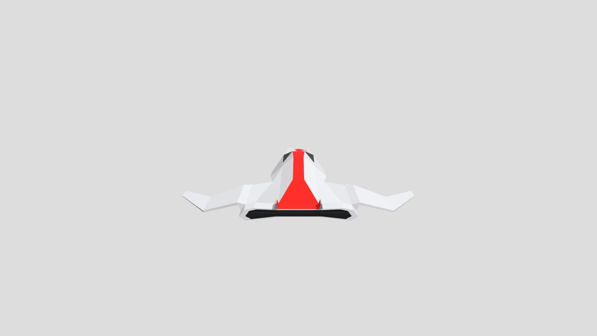 Low Poly Space Ship 09