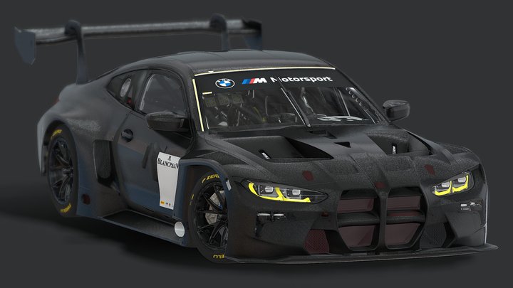 2022 Full Carbon BMW M4 GT3 G82 – Free 3D Model STL