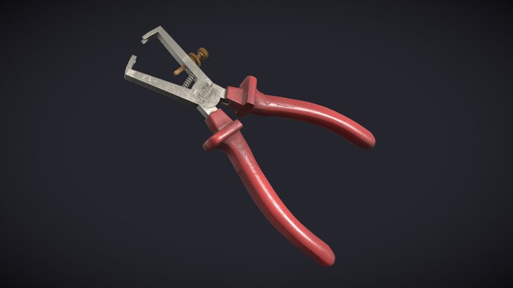 Wire Stripper - Game Ready Asset 3D Model
