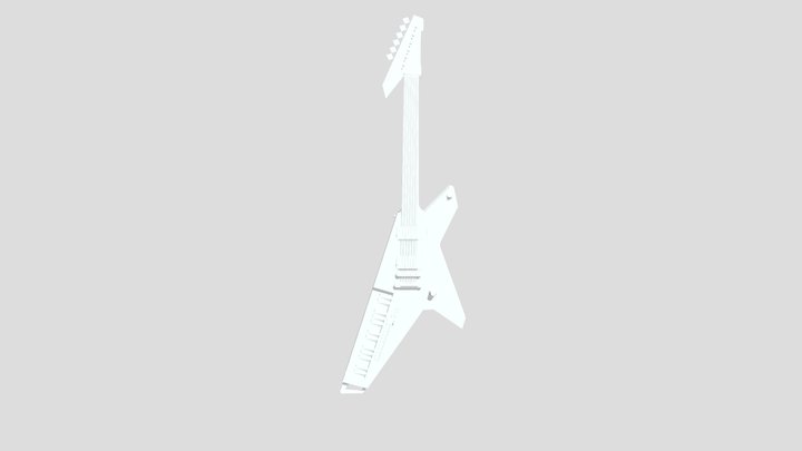 Mikuguitarunfinished 3D Model