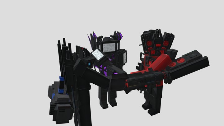 Trio titan 3D Model