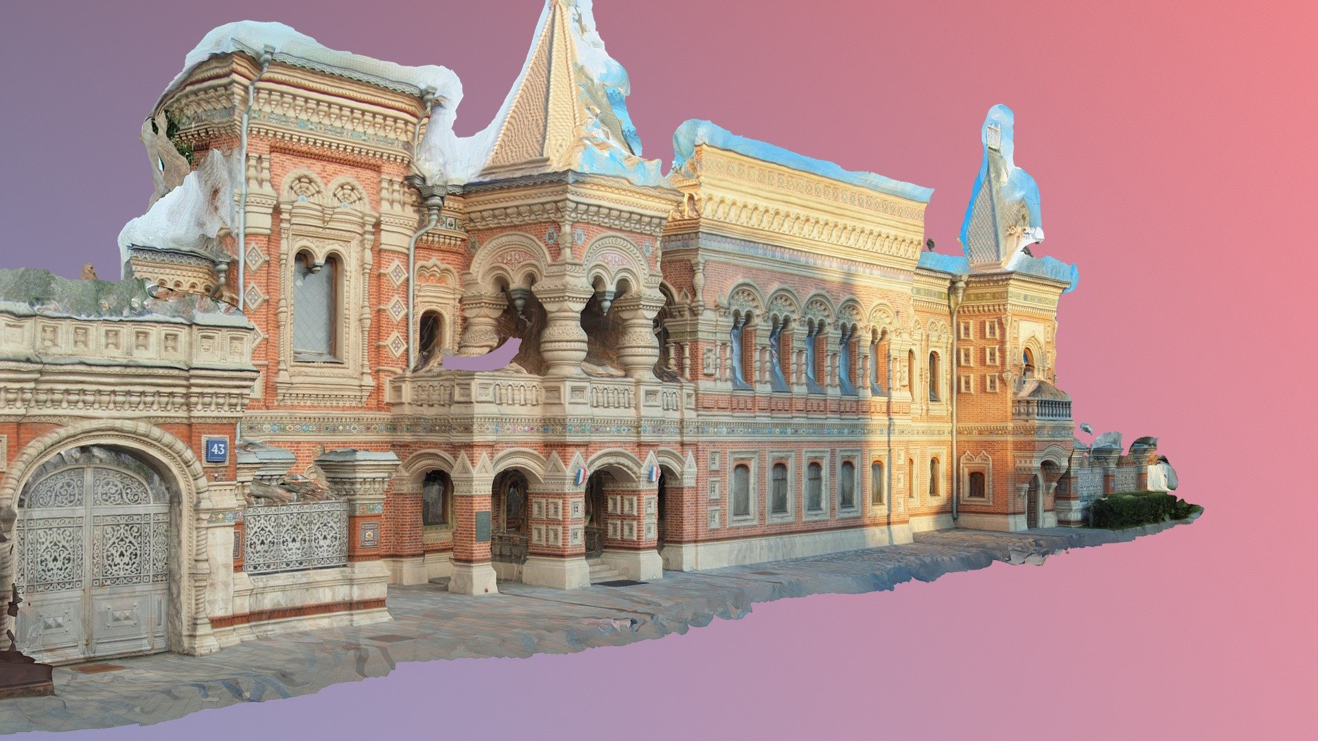 France embassy in Moscow (3D scan)