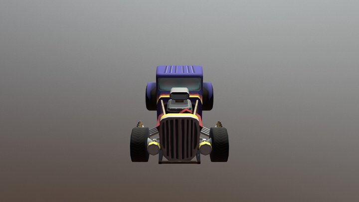 Hand paint roadster 3D Model