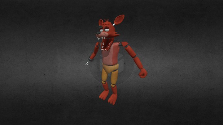 Image To Stl.com_I6NIS+ Repaired+ Foxy 3D Model