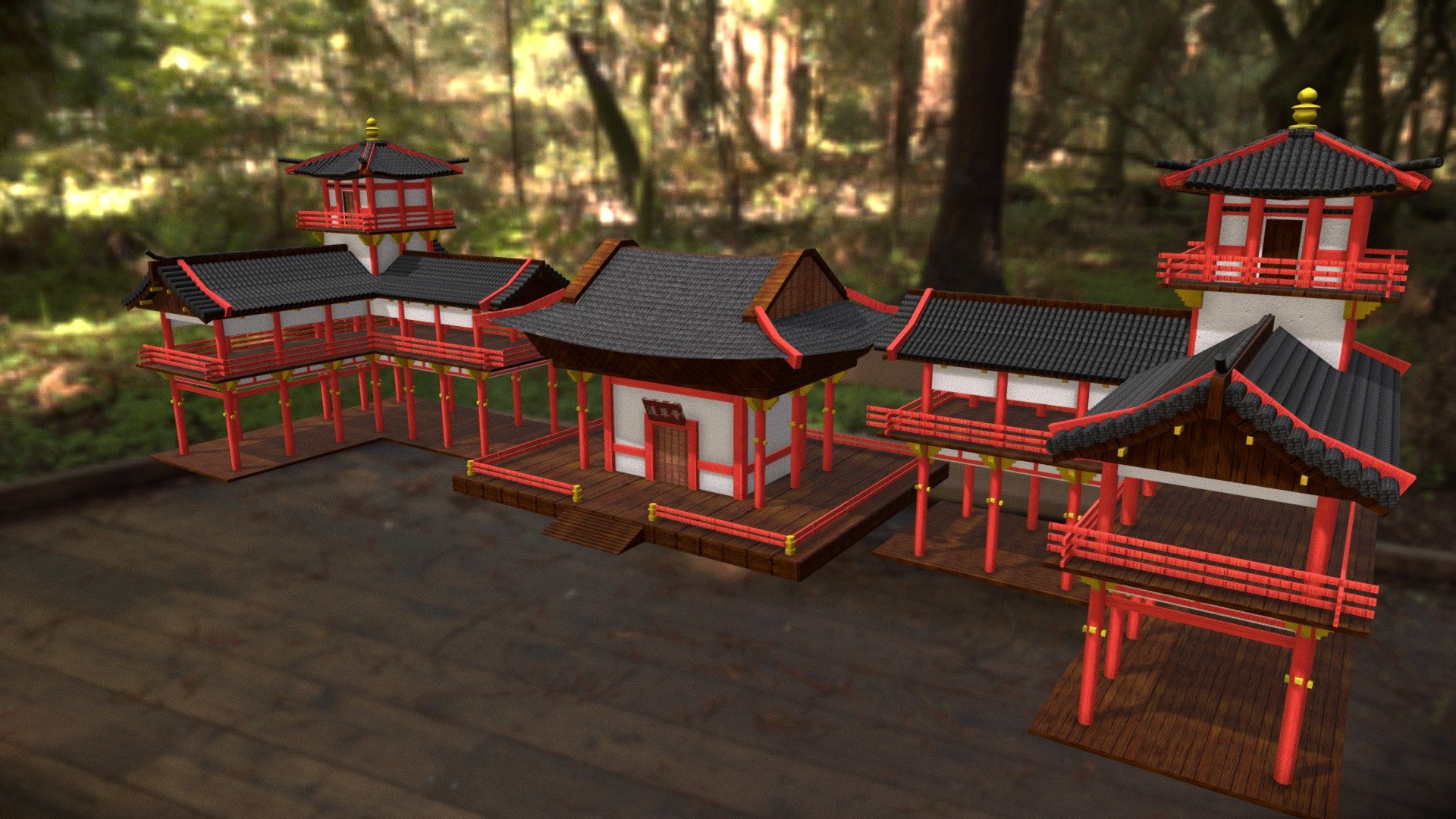 Japanese temple