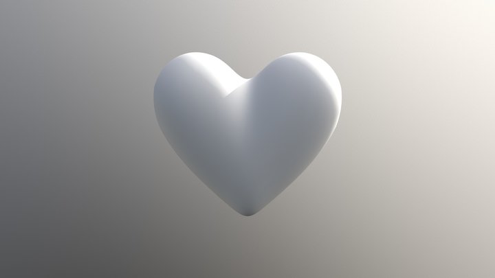 HEART EMOJI 3D Model