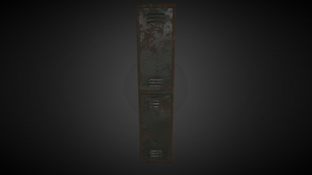 Old boxlocker 3D Model