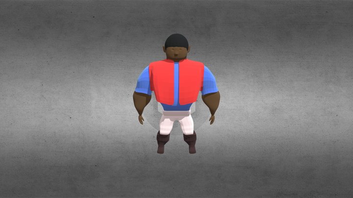 Low Poly Character 3D Model
