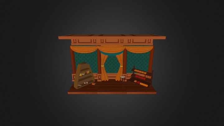 Shop Interior 3D Model