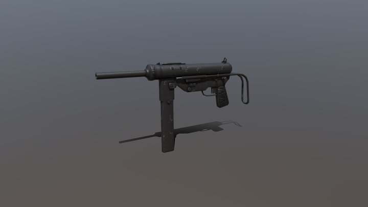 M3_Grease Gun 3D Model