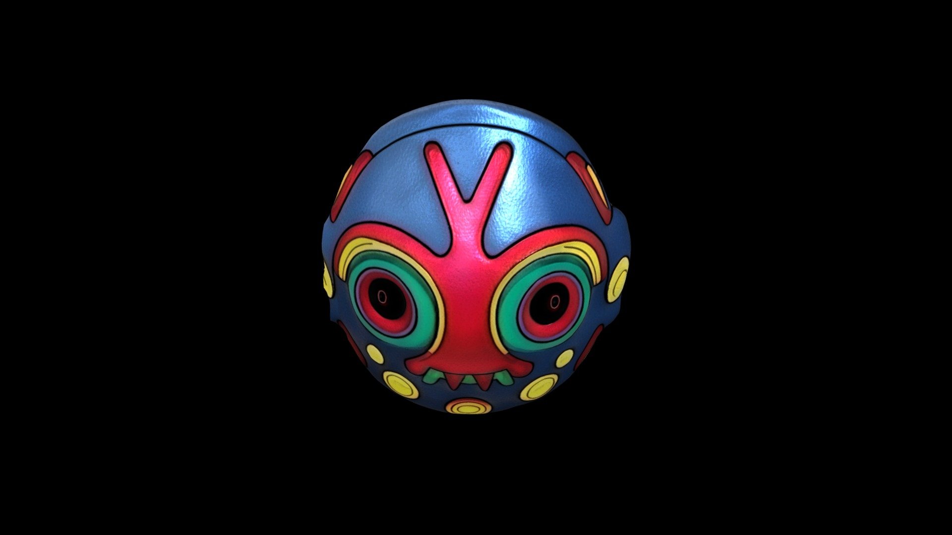 Happy Mask 419 Download Free 3D model by klrxyz [9b4b695] Sketchfab