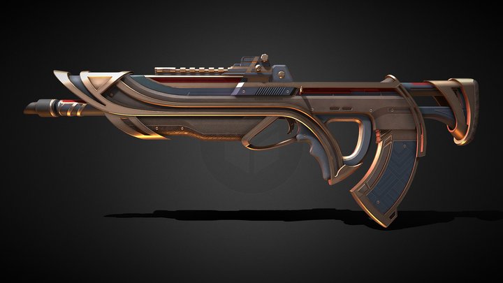 Apex Legends VK-47 Flatline Full Dusk – Kostenloses 3D-Modell STL