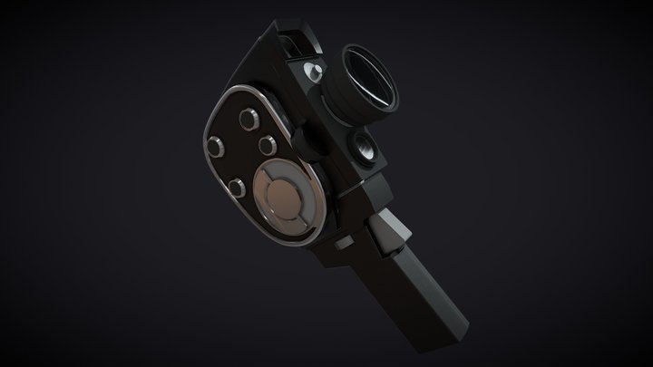 Soviet MovieCamera QUARTZ 3D Model