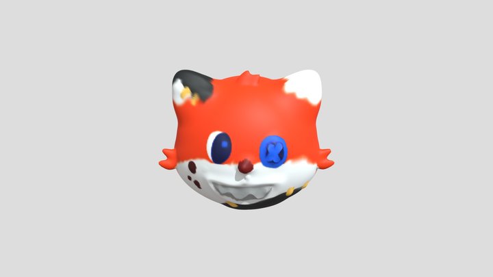 fox head 3D Model