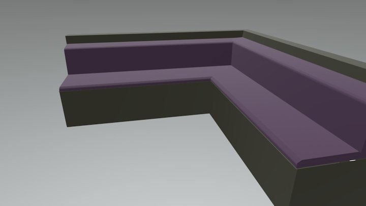 The Ballroom Couch 3D Model