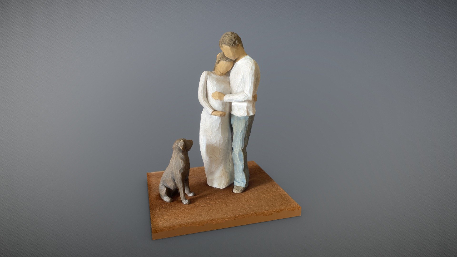 Willow Tree pregnant, dog Download Free 3D model by fellad [9b4da5e] Sketchfab